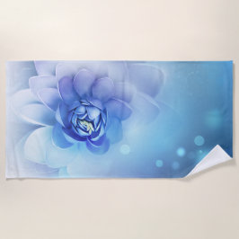 Toalha de praia - Flor azul