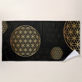 Toalha De Praia Flor de ouro vivo