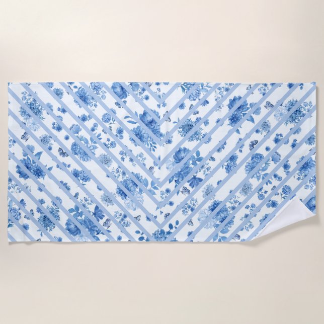 Toalha De Praia Floral Beach Towel (Frente)