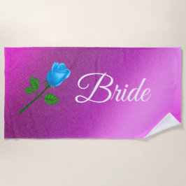 Toalha De Praia Floral Elegante