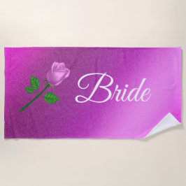 Toalha De Praia Floral Elegante