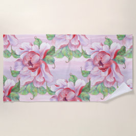 Toalha De Praia Floral estético