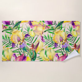 Toalha De Praia Floral estético