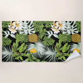 Toalha De Praia Floral estético