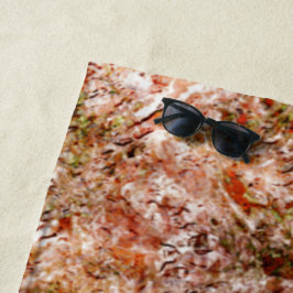 Toalha De Praia Floresta sob algodão ou rocha sob solo