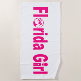 Toalha De Praia Flórida Girl Beach Towel