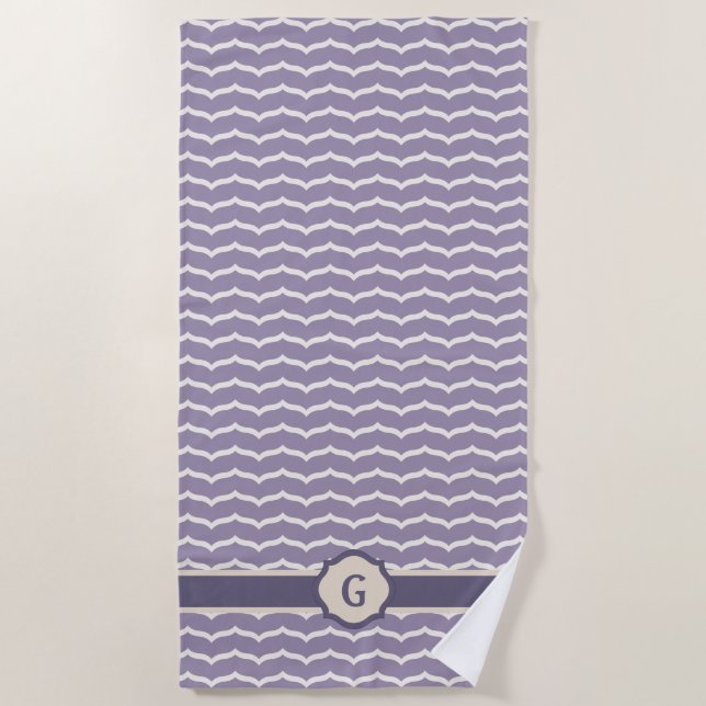 Toalha De Praia Floured Zigzag Beach Towel (Frente)