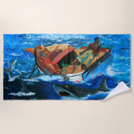 Toalha De Praia Fluxo de golfe do Winslow Homer revisitado