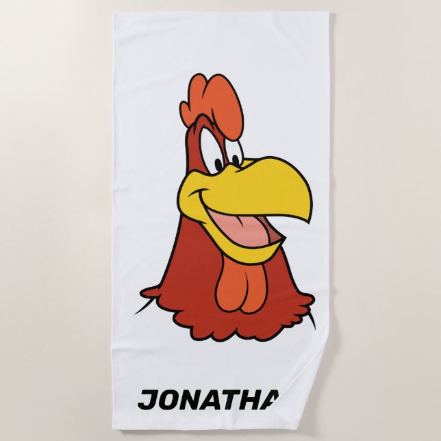 Toalha De Praia Foghorn Leghorn Closeup (Frente)