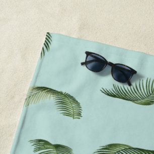 Toalha De Praia Folhas de Árvore Palm