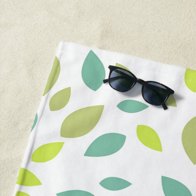 Toalha De Praia Folhas (Verde) (In Situ)