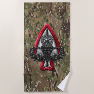 Toalha De Praia Fort Liberty Camo Beach Towel (sem texto)