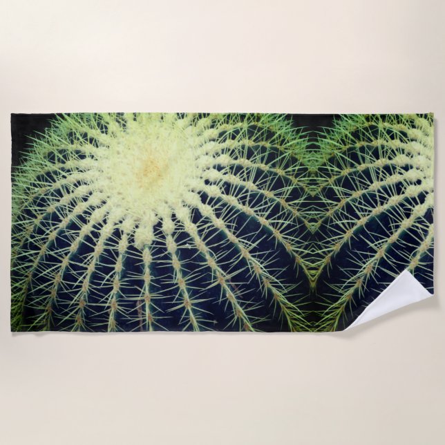 Toalha De Praia Fotografia de Cactus (Frente)