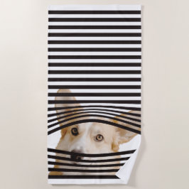 Toalha De Praia Fotografia engraçada presentes modernos para amant