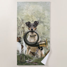 Toalha De Praia Fox Terrier suave