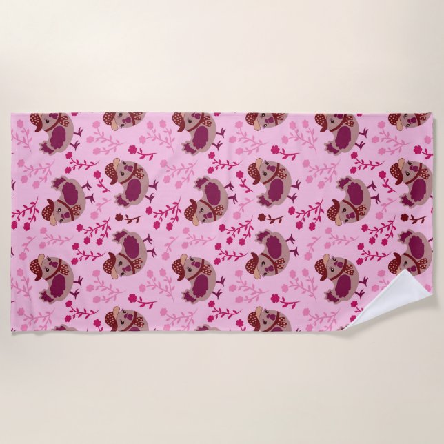 Toalha De Praia Frangos (Frente)