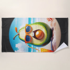 Toalha De Praia Fruta de Enchimento - Avocado