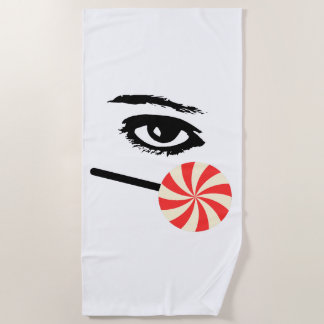 Toalha De Praia Funny Eye Candy Beach Towel for Men – Summer Fun