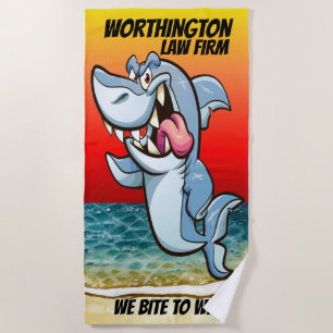 Toalha De Praia Funny Law Firme Version Beach Towel