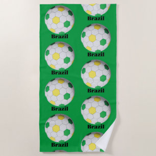 Toalha De Praia Futebol Brasileiro