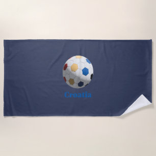 Toalha De Praia Futebol Croata