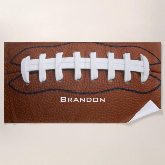 Toalha De Praia Futebol Design Beach Towel (Frente)