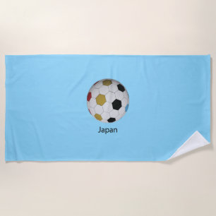 Toalha De Praia Futebol do Japão