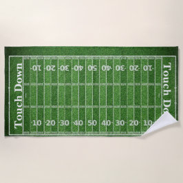 Toalha De Praia Futebol Field Beach Towel