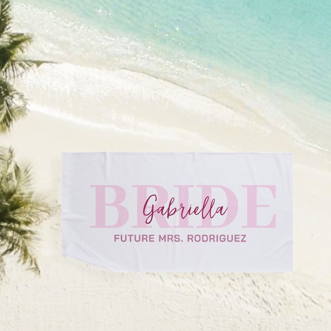 Toalha De Praia Future Mrs. pool towel, beach blanket (Criador carregado)