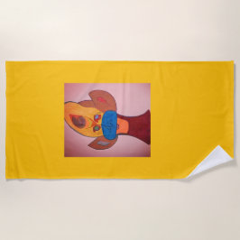 Toalha De Praia Futuristic Animal Art Beach Towel