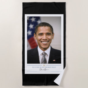 Toalha De Praia Gabinete do Presidente Eleitor Barack Obama