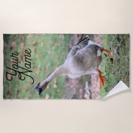 Toalha De Praia ganso do bobo