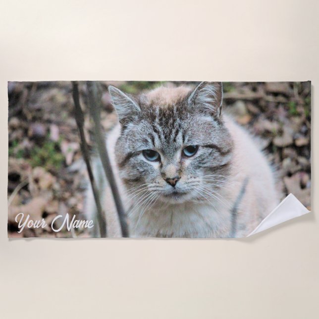 Toalha De Praia Gato (Frente)