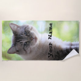 Toalha De Praia Gato