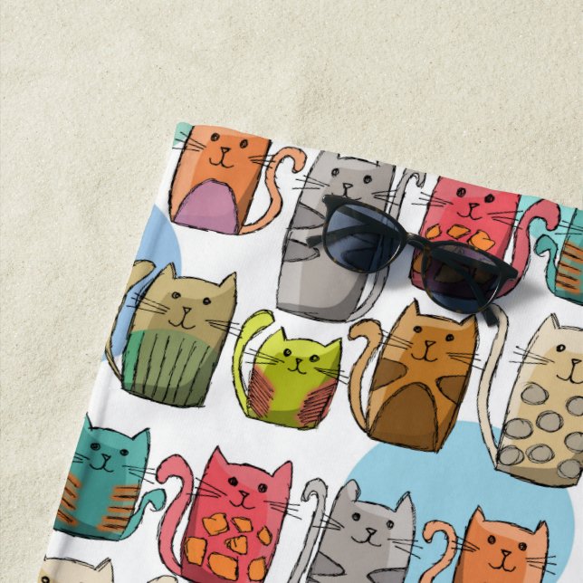 Toalha De Praia Gatos! (In Situ)