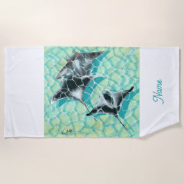 Toalha De Praia GB Beachtowel Manta Ray