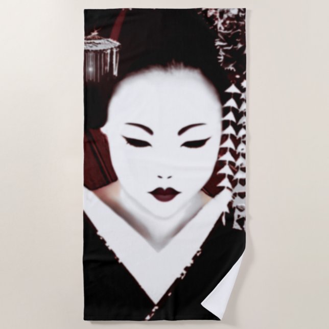 Toalha De Praia Geisha (Frente)