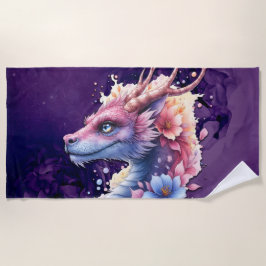 Toalha De Praia Gentle Guardian Dragon. 