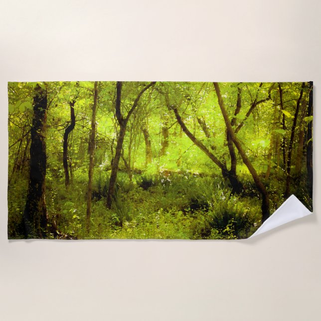 Toalha De Praia GEÓRGIA NA MINHA MENTE Torre de praia (Frente)