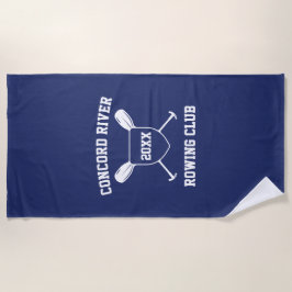 Toalha De Praia Gifts For Crew Rowers Rowing Boat Rowboat Racing