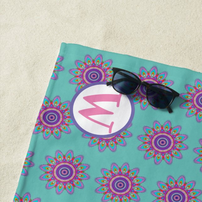 Toalha de praia gigante de 70x30 polegadas. padrão (In Situ)