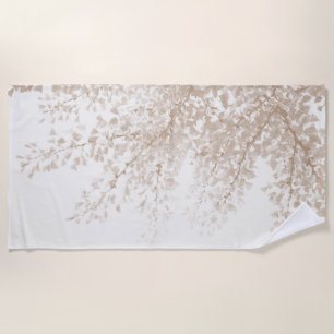 Toalha De Praia Ginkgo deixa o sonho 6 #natureza #arte