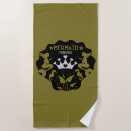 Toalha De Praia Girl Mermaid Princess