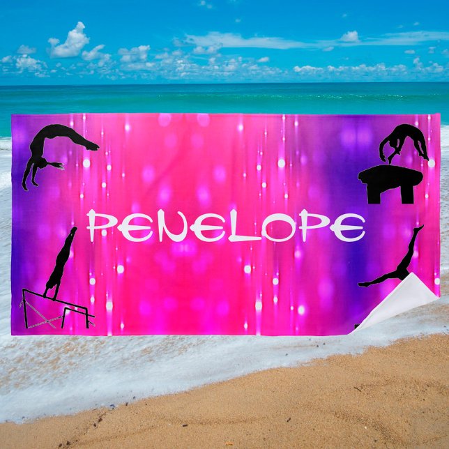 Toalha De Praia Girls Gymnastics Events Beach Towel (Criador carregado)