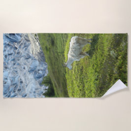 Toalha De Praia Glacier Goat - Beach Towel