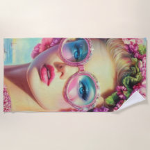 Glamor Tropical Queen Sticker