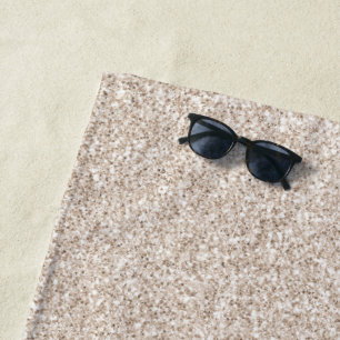 Toalha De Praia Glitz de Creme de Esmagamento Sparkle