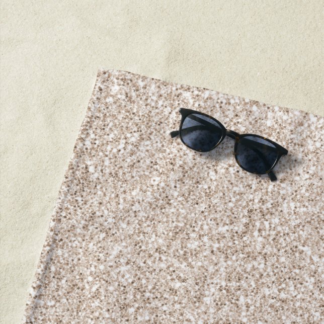 Toalha De Praia Glitz de Creme de Esmagamento Sparkle         (In Situ)