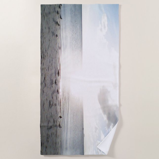 Toalha De Praia Glória Sun Na Praia Towel (Frente)