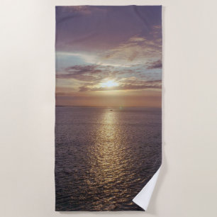 Toalha De Praia Glorioso Sol Sobre O Oceano